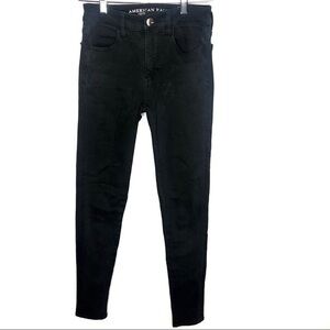 American Eagle black hi-rise jegging Jeans